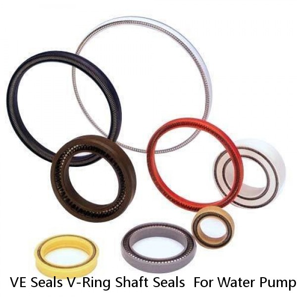 VE Seals V-Ring Shaft Seals  For Water Pump Hydraulic Piston Seal Service