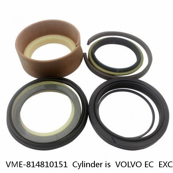 VME-814810151  Cylinder is  VOLVO EC  EXCAVATOR STEERING BOOM ARM BUCKER SEAL KITS HYDRAULIC CYLINDER factory #1 small image